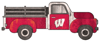 Wisconsin Badgers 15in Truck cutout