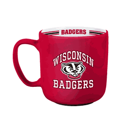 Wisconsin Badgers 15oz Stripe Mug