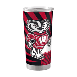 Wisconsin Badgers 20oz Mascot Stainless Tumbler