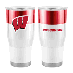 Wisconsin Badgers 30oz Colorblock Stainless Tumbler