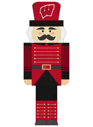 Wisconsin Badgers 31" Nutcracker Leaner