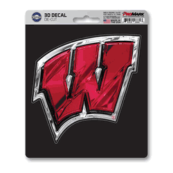 Wisconsin Badgers 3D Decal Sticker