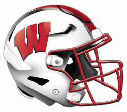 Wisconsin Badgers Authentic Helmet Cutout 24"