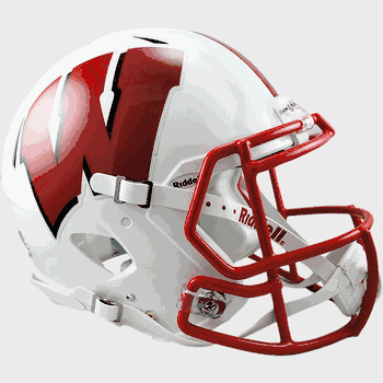 Wisconsin Badgers  Authentic Speed Full Size Football Helmet