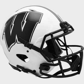 Wisconsin Badgers  Authentic Speed Full Size Football Helmet LUNAR