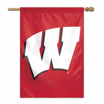 Wisconsin Badgers Banner 28x40 Vertical Alternate Design