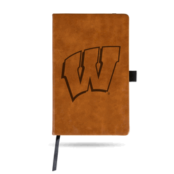 Wisconsin Badgers Brown - Primary Laser Engraved Small Notepad