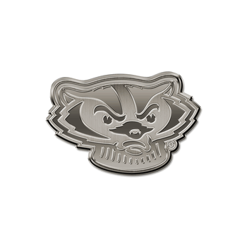 Wisconsin Badgers Bucky Antique Auto Emblem