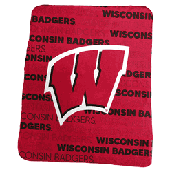 Wisconsin Badgers Classic Throw