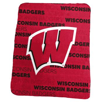 Wisconsin Badgers Classic Throw