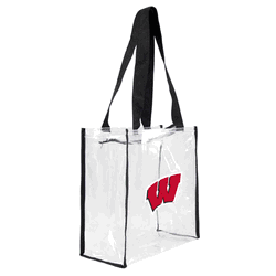 Wisconsin Badgers Clear Square Stadium Tote