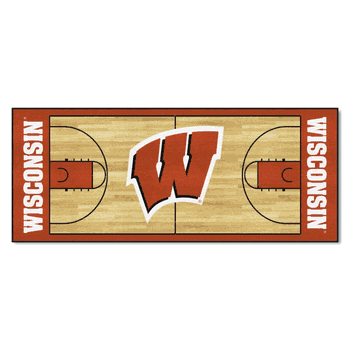 Wisconsin Badgers Court Runner Rug - 30in. x 72in.