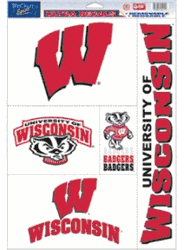 Wisconsin Badgers Decal 11x17 Ultra