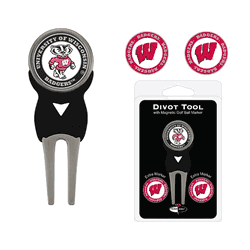 Wisconsin Badgers Divot Tool and Marker Set