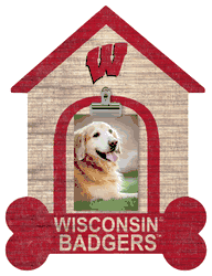 Wisconsin Badgers Dog Bone House Clip Frame
