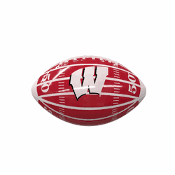 Wisconsin Badgers Field Mini-Size Glossy Football