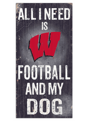 Wisconsin Badgers Football and My Dog Sign