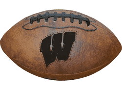 Wisconsin Badgers Football - Vintage Throwback - 9 Inches