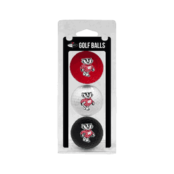Wisconsin Badgers Golf Balls - 3 Pack