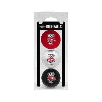 Wisconsin Badgers Golf Balls - 3 Pack