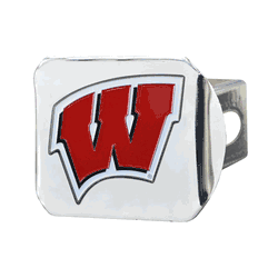 Wisconsin Badgers Hitch Cover - 3D Color Emblem
