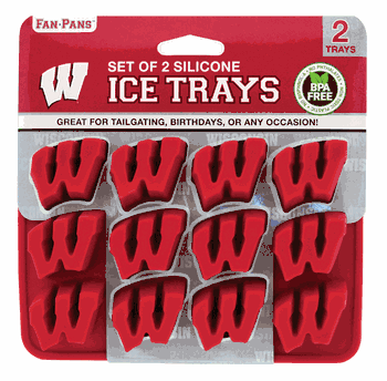 Wisconsin Badgers Ice Trays 2-Pack