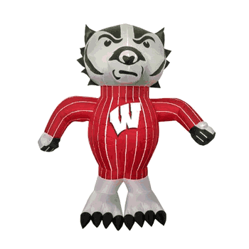 Wisconsin Badgers 7 FT Inflatable Mascot