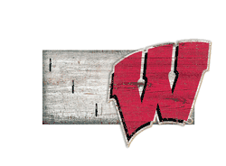 Wisconsin Badgers Key Holder 6x12