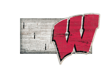 Wisconsin Badgers Key Holder 6x12
