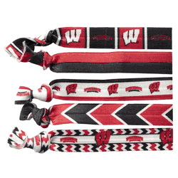 Wisconsin Badgers Knotted Hair Tie