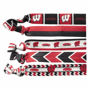 Wisconsin Badgers Knotted Hair Tie