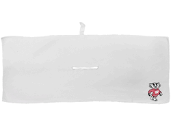 Wisconsin Badgers Large Microfiber Towel - 16" x 40" (White)