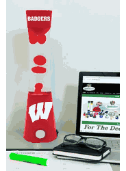 Wisconsin Badgers Magma Lamp - Bluetooth Speaker