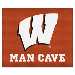 Wisconsin Badgers Man Cave Tailgater Rug - 5ft. x 6ft.