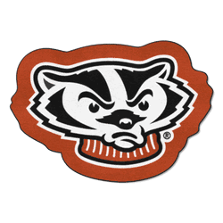 Wisconsin Badgers Mascot Rug