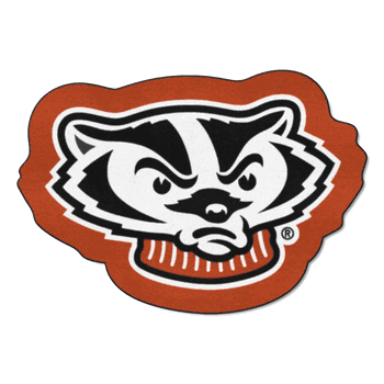 Wisconsin Badgers Mascot Rug