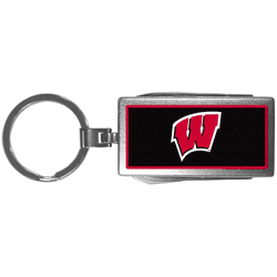 Wisconsin Badgers Multi-tool Key Chain, Logo