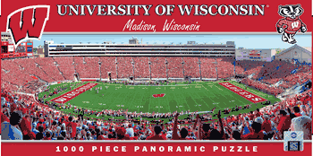 Wisconsin Badgers NCAA 1000pc Panoramic Puzzle