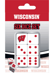 Wisconsin Badgers NCAA Dice Set