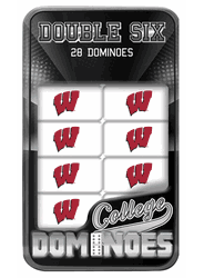 Wisconsin Badgers NCAA Dominoes