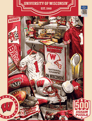 Wisconsin Badgers NCAA Locker Room 500pc Puzzle
