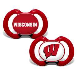 Wisconsin Badgers Pacifier 2-Pack