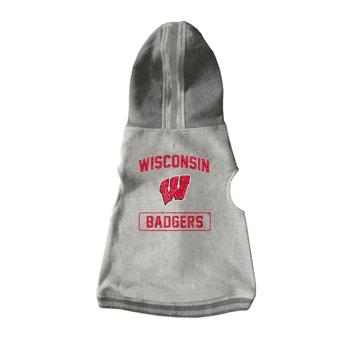 Wisconsin Badgers Pet Hooded Crewneck Type L