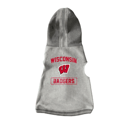 Wisconsin Badgers Pet Hooded Crewneck Type S