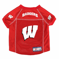 Wisconsin Badgers Pet Jersey Xtra Large