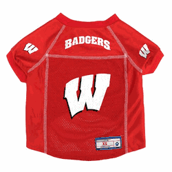 Wisconsin Badgers Pet Jersey Xtra Small