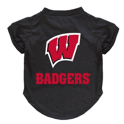 Wisconsin Badgers Pet T-Shirt Extra Small