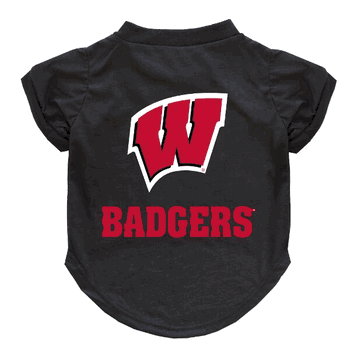 Wisconsin Badgers Pet T-Shirt Small