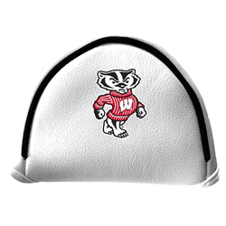 Wisconsin Badgers Putter Cover - Mallet (White)