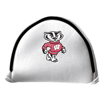 Wisconsin Badgers Putter Cover - Mallet (White)